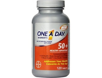 44% off One A Day Women's 50+ Advantage Multivitamins, 120 Count