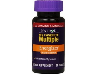 53% off Natrol My Favorite Multiple Energizer Multivitamin Tablets