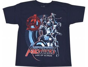 69% off Marvel Avengers Age Of Ultron Group Shot Children's T-shirt