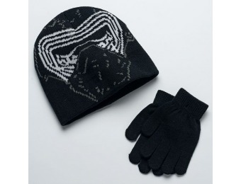 60% off Star Wars The Force Awakens Kylo Renn Hat & Glove Set