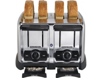 84% off Proctor Silex Commercial 4-slice Wide-slot Chrome Toaster