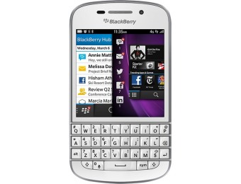 73% off Blackberry Q10 4G Cell Phone (unlocked) - White