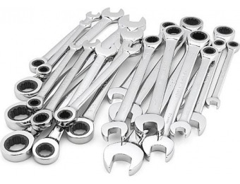 50% off Craftsman 20-Piece Ratcheting Wrench Set Inch/Metric