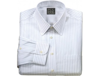 74% off Traveler Point Collar Stripe Traditional Fit Dress Shirt Big/Tall