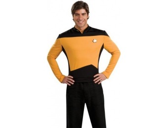87% off Star Trek The Next Generation Deluxe Gold Shirt
