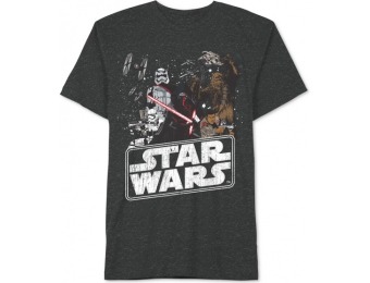 61% off Star Wars Boys' The Force Awakens Characters T-Shirt