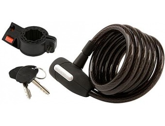 72% off Master Lock Key Lock Rubberized Cable, 6" x 12 mm