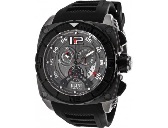 $645 off Elini Barokas Commander Chronograph Black Silicone Watch