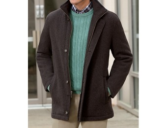 $366 off Heathered Men's Wool Coat