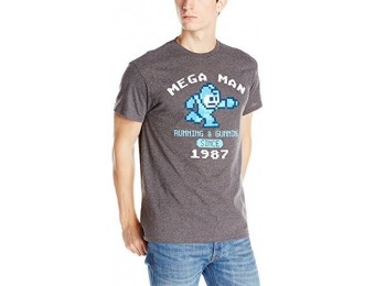 75% off Mega Man Running and Gunning Since 1987 Vintage T-Shirt