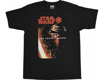 67% off Disney Star Wars Force Men's T-shirt - Black