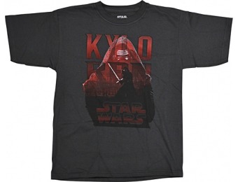 77% off Disney Star Wars Kylo Ren Children's T-shirt - Gray