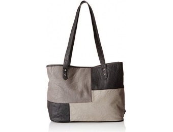 71% off Rosetti Tote It All Patch Shoulder Bag, Black/Grey