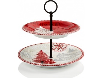 $45 off Northwood Cottage Collection 2-Tier Server Plate