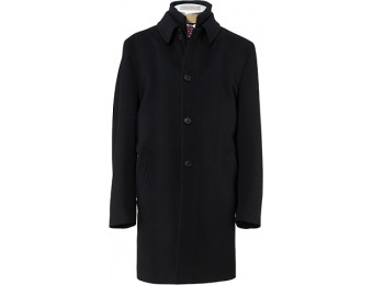$596 off Double Collar Imperial Blend 3/4 Length Men's Topcoat