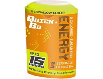 89% off Quick & Go Sugar-Free Sustained Energy Tablets 24 x 15hrs