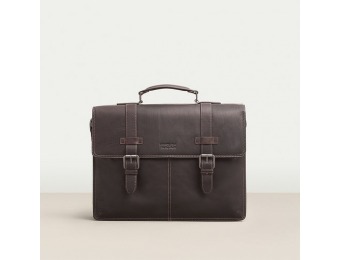 64% off Reaction Kenneth Cole Leather Double-Gusset Portfolio