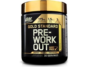 58% off Optimum Nutrition Gold Standard Pre-Workout Supplement