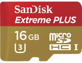 71% off Sandisk Extreme Plus 16GB microSDHC Memory Card