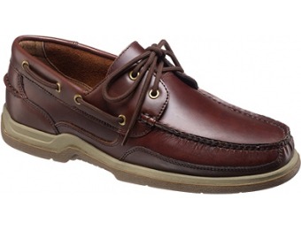50% off Factory Angler Leather Men's Boat Shoe by Jos A. Bank