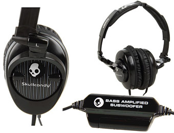 $50 off Skullcandy Skullcrushers Extra-Bass Headphones, S6SKBV-62