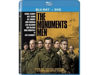 $12 off The Monuments Men (Blu-Ray + DVD + Digital HD)
