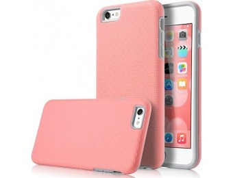 77% off ULAK Slick Armor iPhone 6s Plus Dual Layer Hybrid Case, Pink