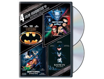 78% off Batman 4 Film Favorites Collection DVD