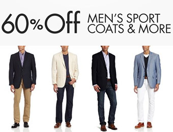 60% off Men's Sport Coats (Tommy Hilfiger, Jones NY, Haggar, etc.)