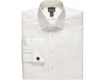 $81 off Signature Spread Collar French Cuff Tailored Fit Dress Shirt