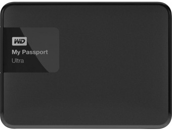$40 off WD My Passport Ultra 1TB External Usb 3.0/2.0 Hard Drive