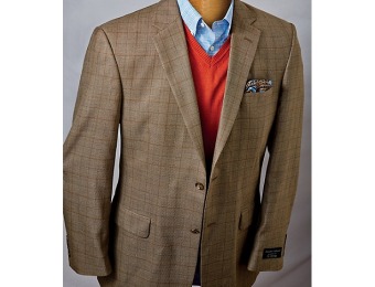 86% off Traveler Tailored Fit 2-Button Sportcoat, Big and Tall Sizes