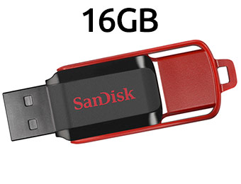 $18 off SanDisk Cruzer Switch 16GB USB Flash Drive