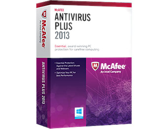 McAfee AntiVirus Plus 2013 - Free after $35 rebate