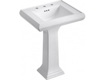 54% off KOHLER Bathroom Memoirs Pedestal Combo Sink in White