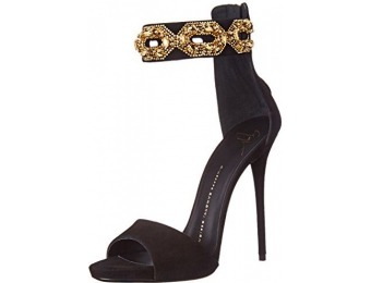 68% off Giuseppe Zanotti Women's Gold Jeweled Ankle Strap Sandal