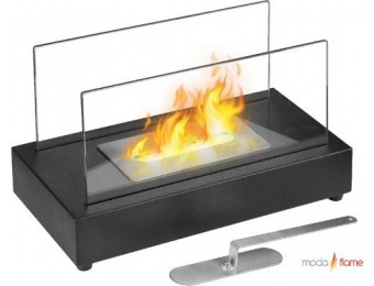 62% off Moda Flame Vigo Ventless Table Top Ethanol Fireplace in Black
