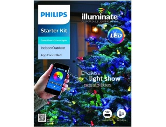70% off Philips Illuminate Mini Lights 25ct Starter Kit, Multicolored