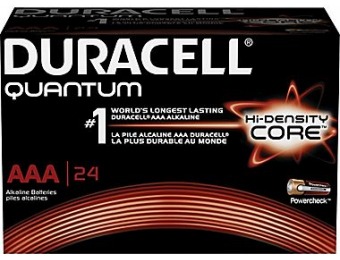 $20 off Duracell Quantum Alkaline AAA Batteries, 24/Pack