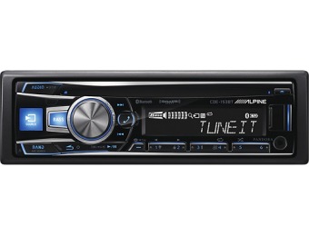 50% off Alpine CDE-153BT Apple & Satellite Radio-Ready Car Radio