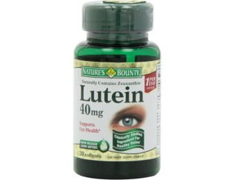 $13 off Nature's Bounty Lutein 40 Mg, 30-Count