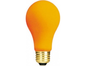 86% off Bulbrite 106525 25W Ceramic Orange A19 Bulb