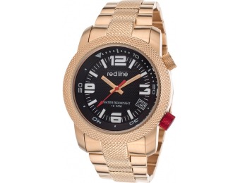 93% off Red Line Men's Octane Rose-Tone Watch 50043-RG-11