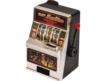 53% off Grand Star Slot Machine Coin Bank - Silver/black/red