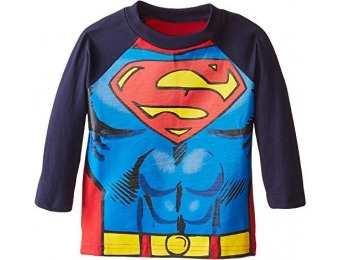 72% off Warner Brothers Baby Baby Boys' Superman Tee with Cape
