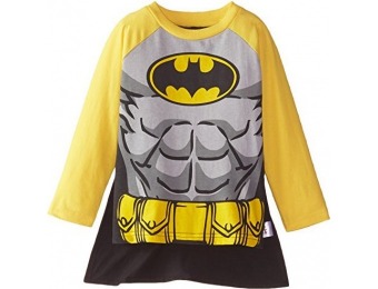 67% off Warner Brothers Little Boys' Batman Tee with Cape, 2T