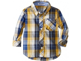 82% off Kitestrings Boys' Plaid Button Front Shirt, 18 Months