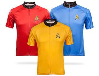 $40 off Star Trek Uniform Cycling Jerseys