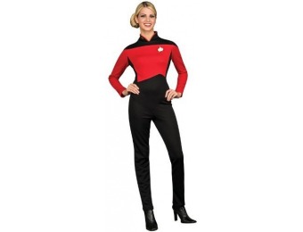 89% off Star Trek Next Generation Woman's Deluxe Red Jumpsuit