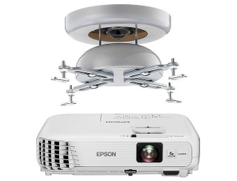 38% off Epson Home Cinema 740HD Projector & Sanus Ceiling Mount